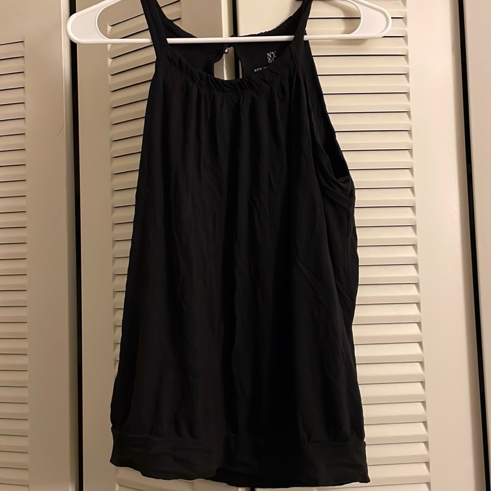 Black New York and company tank top size small